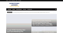 Desktop Screenshot of downtownleader.com